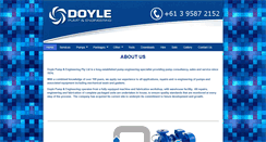 Desktop Screenshot of doylepump.com.au